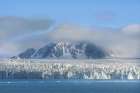 Norway, Svalbard. Monacobreen Glacier ends in Arctic Ocean. Art Print